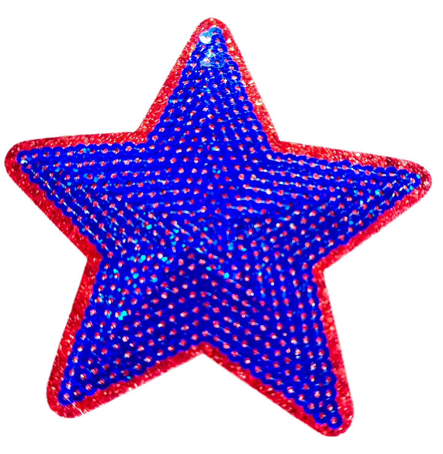 Rebels Patch, Sequin Patch, Football Patch, Red, white and blue Rebels Game Day Sequin Patch, Sequin Star Patch, DIY, Iron on Patch, Gold glitter backing