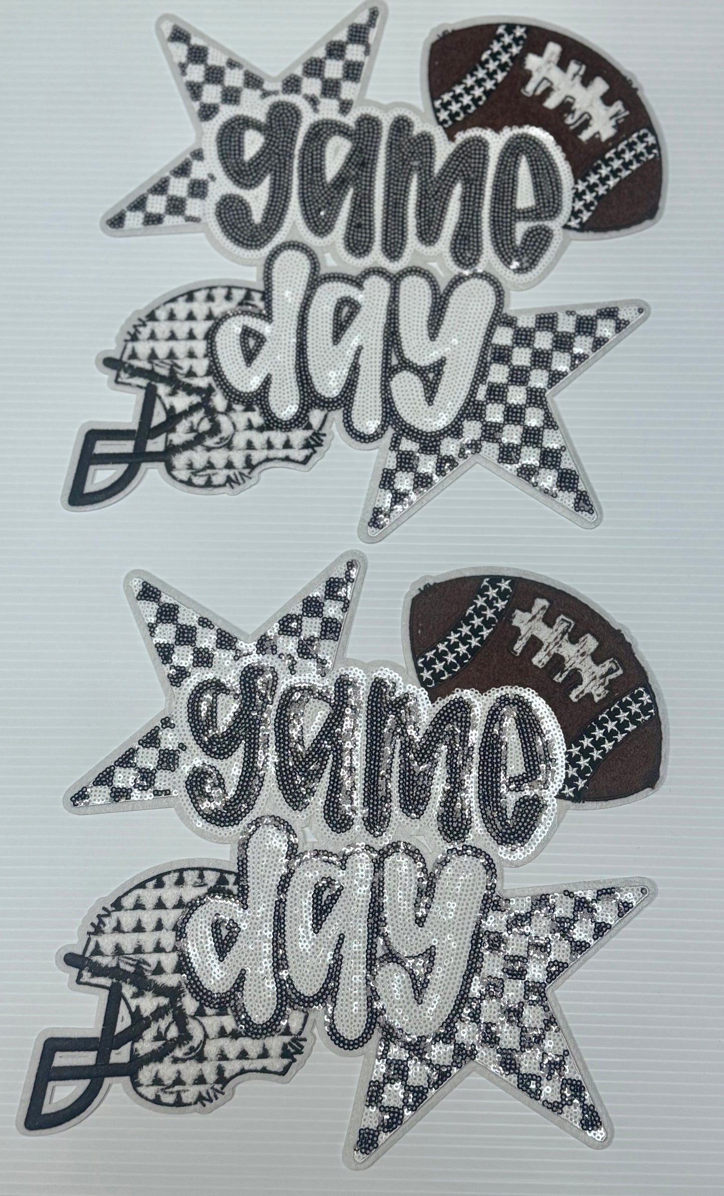 Football Game Day Patch, 11 in Patch, Game Day Patch, Sequin Patch, Iron On Patch, Sports Patch, DIY