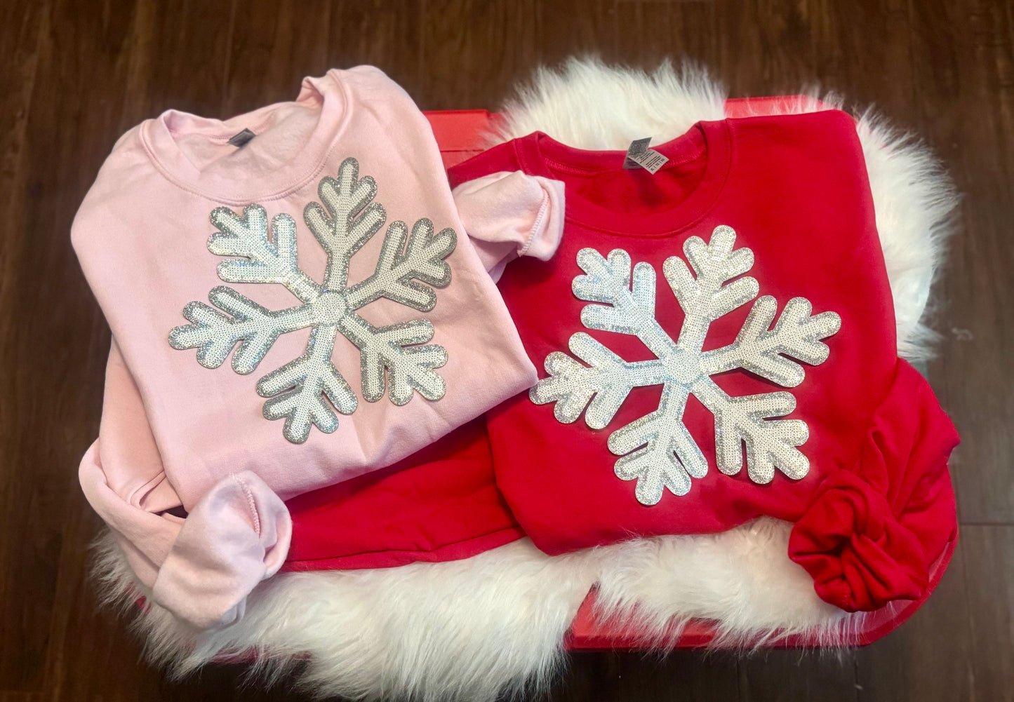 Sequin Patch, Sequin Snowflake Patch, 11 inch patch, Christmas Patch, Iron On Patch, Holiday Patch, DIY Patch, Sweatshirt Patch, Santa Patch, Sequin Patch, Glitter Patch