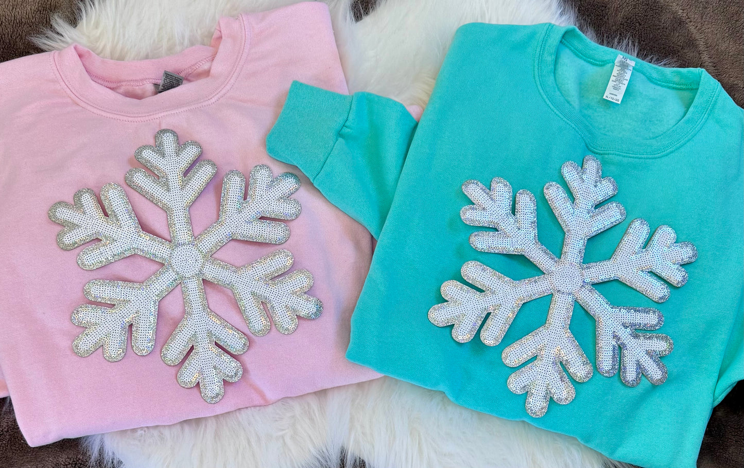 Sequin Patch, Sequin Snowflake Patch, 11 inch patch, Christmas Patch, Iron On Patch, Holiday Patch, DIY Patch, Sweatshirt Patch, Santa Patch, Sequin Patch, Glitter Patch