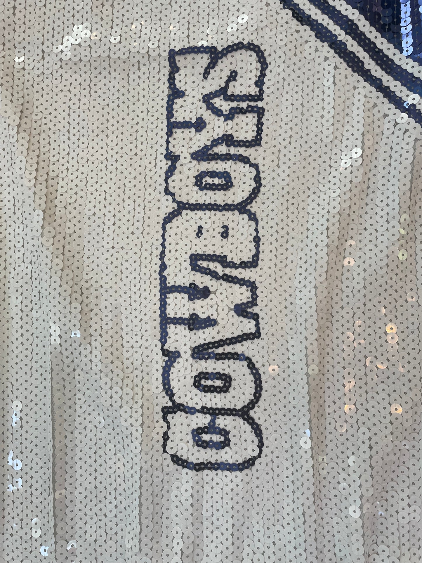 Dallas Cowboys Sequin Jersey Dress, NFL. Dallas Star Dress, Ladies Football Sequin Dress, Women's Sequin Dress, Sparkle NFL Dress, Bling Football Dress