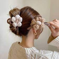 Flower Decor Hair Claw/Hair Accessory