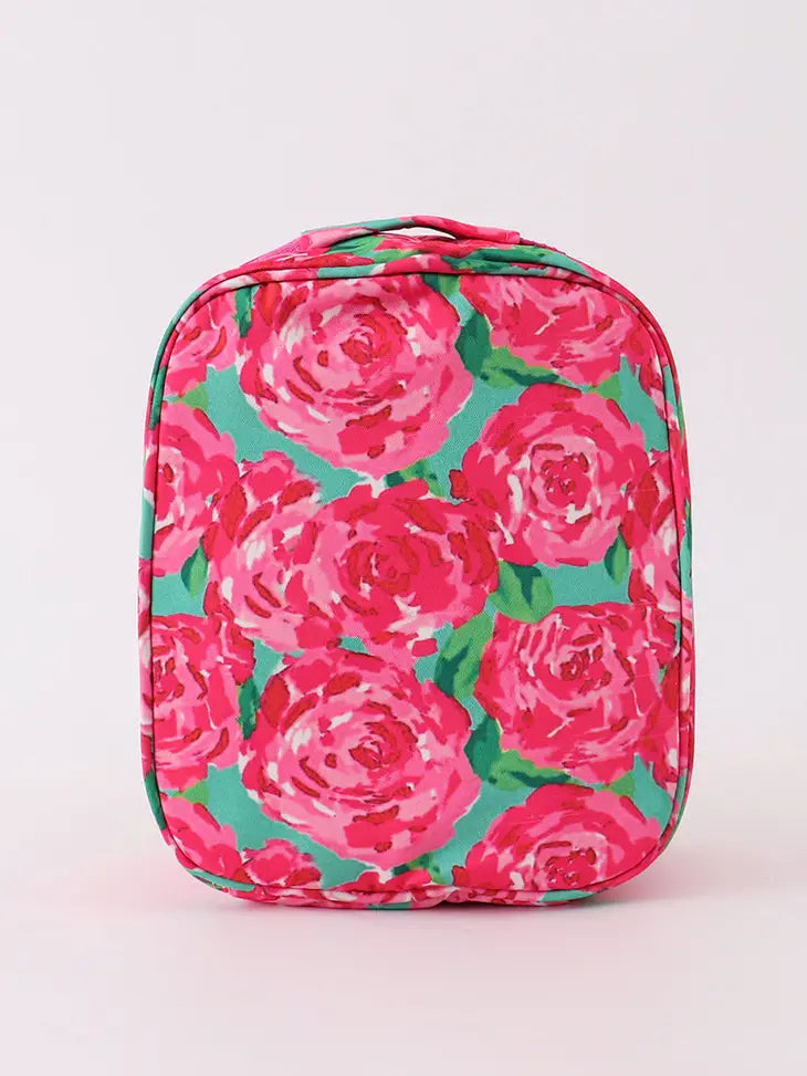 Rose print lunch box/Back to School