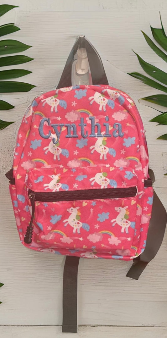 Unicorns and Rainbows Toddler Back Pack/Back to School