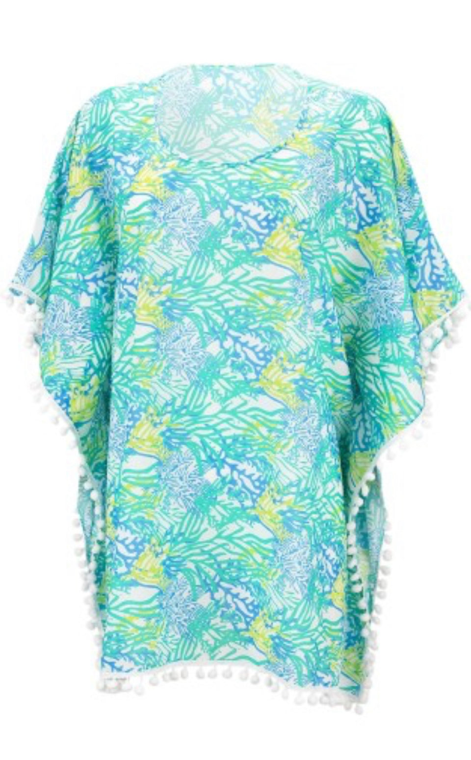 Deep Dive Pom-Pom Cover Up| Beach