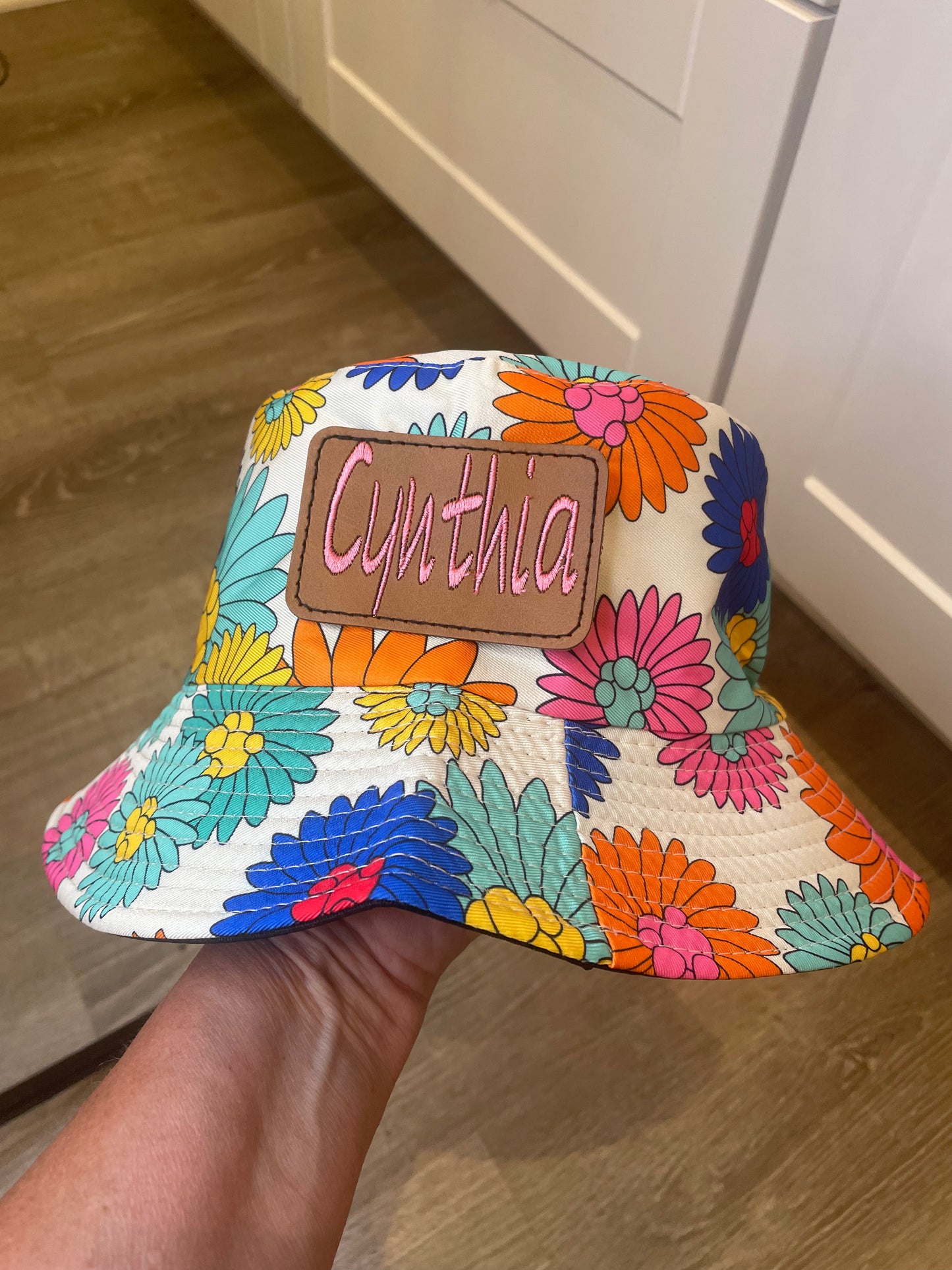 Gerber Bucket Hat, Reversible, Custom Embroidered Bucket Hat, Sun Hat, Summer Hat, Sun Shade