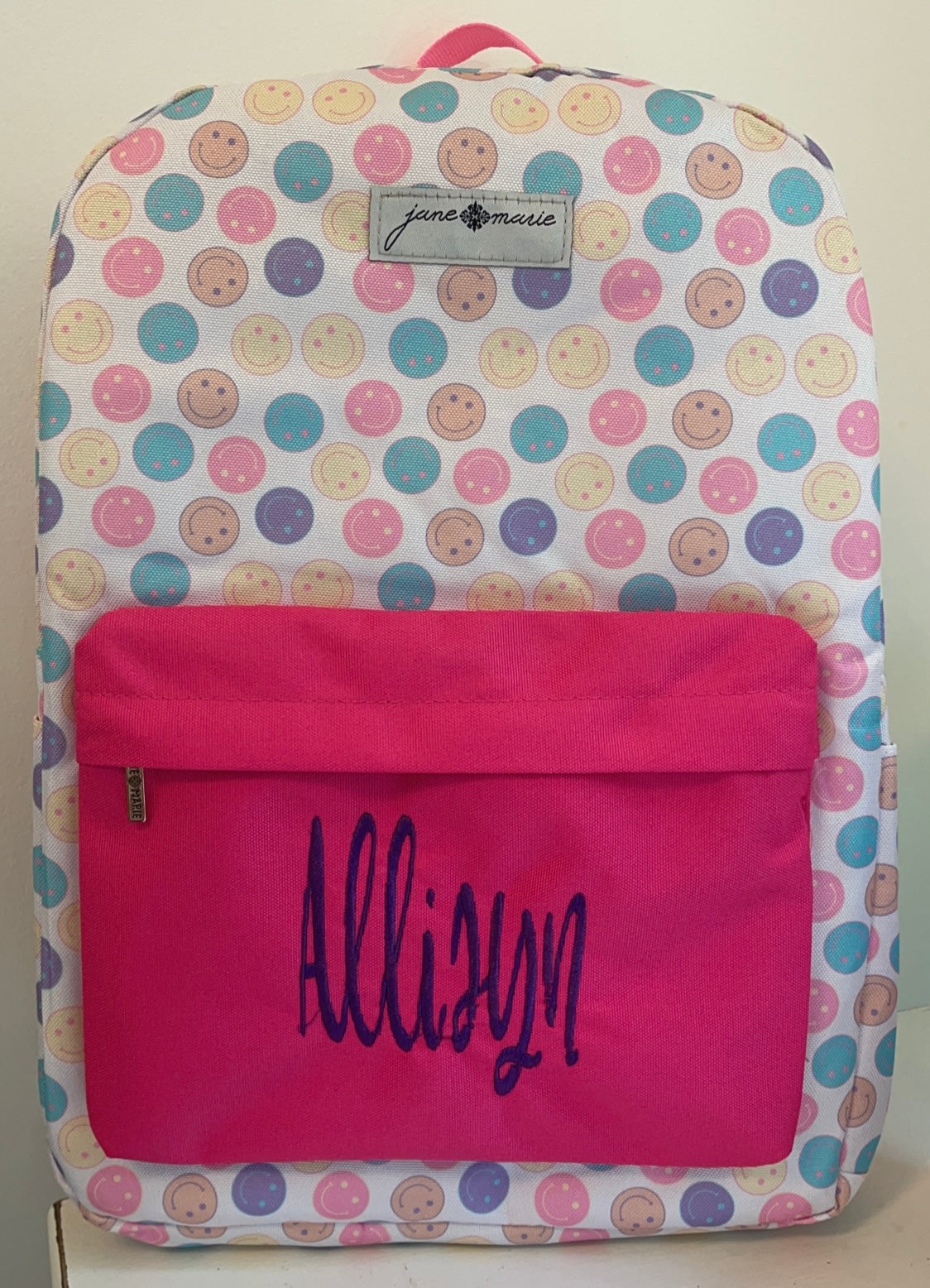 Jane Marie Kids Color Me Happy Backpack/Lunch Box/Back to School