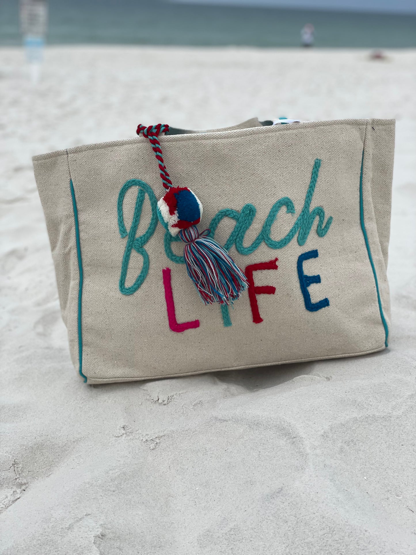 BEACH LIFE TOTE OR BEACH BAG/BEACH
