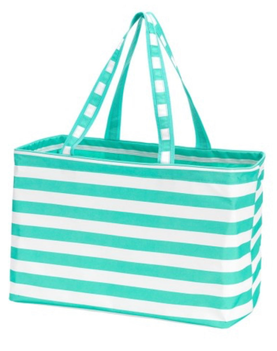 Mint Stripe Ultimate Tote/Beach
