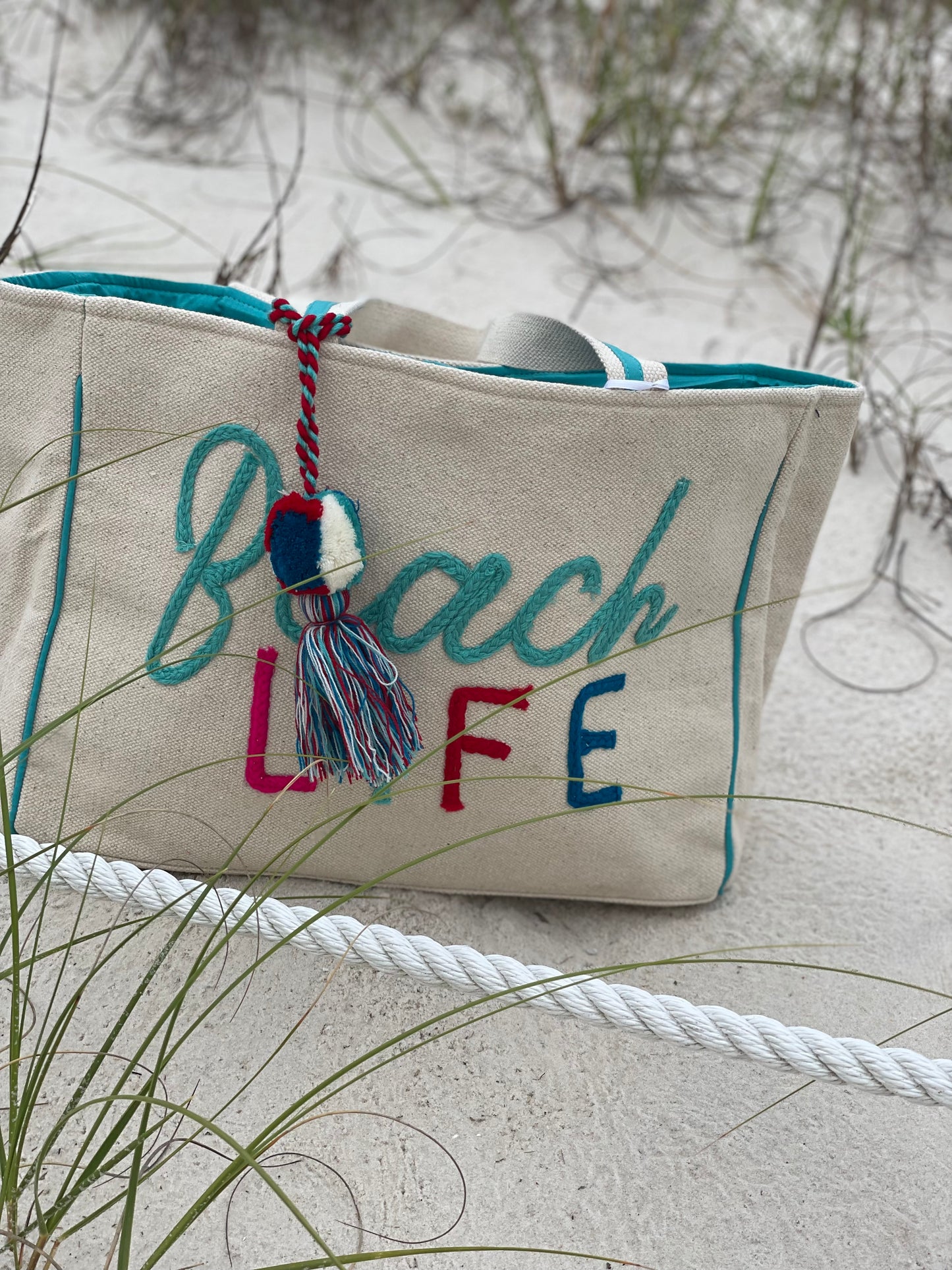 BEACH LIFE TOTE OR BEACH BAG/BEACH