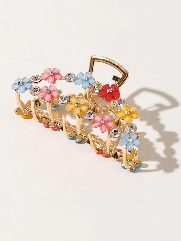 Flower Decor Hair Claw/Hair Accessories