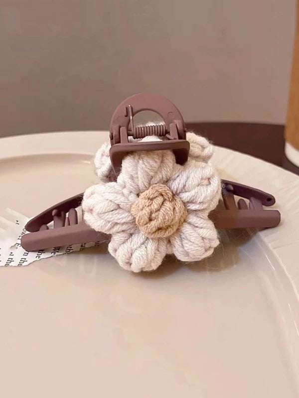 Flower Decor Hair Claw/Hair Accessory