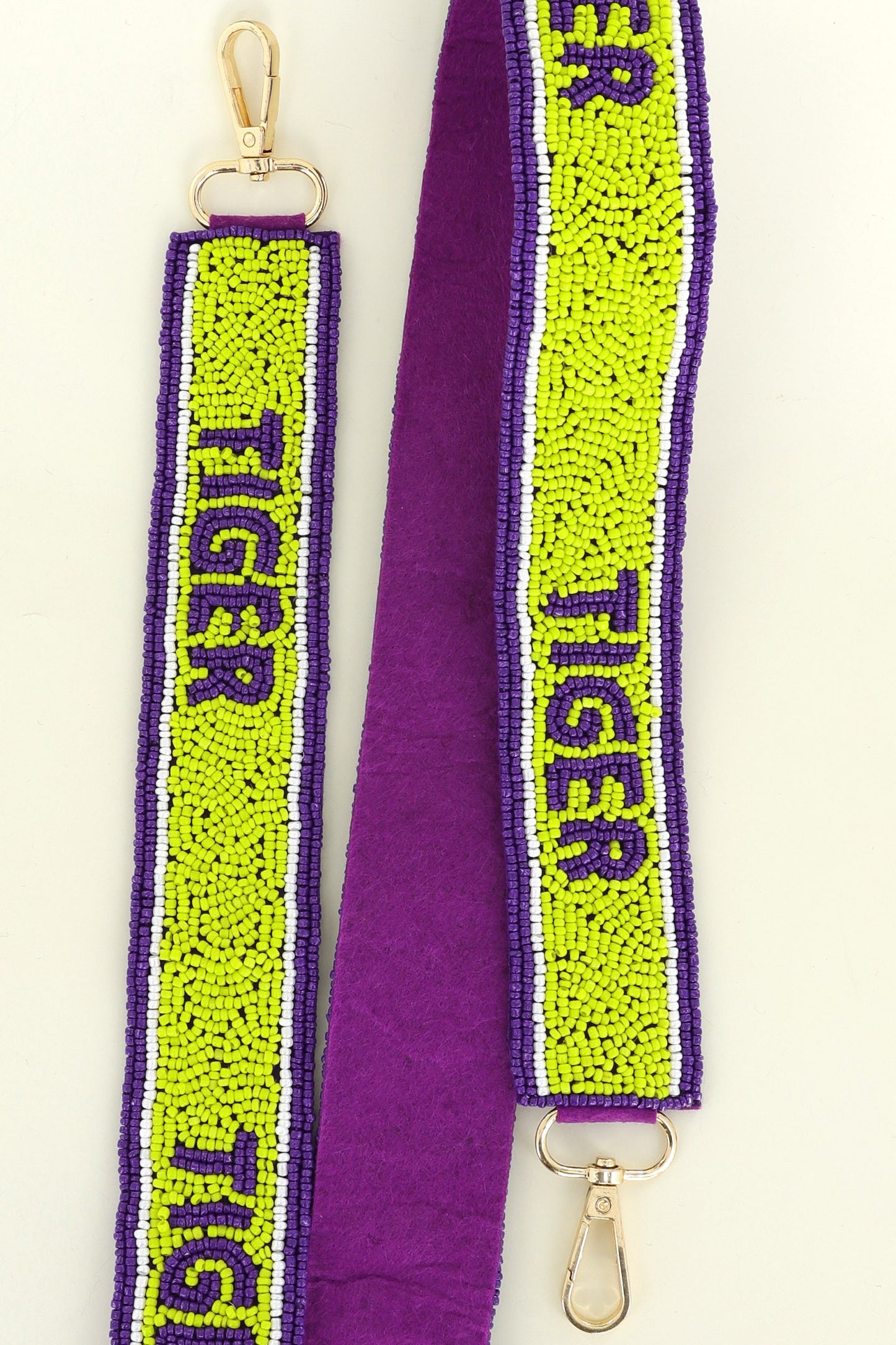 TIGER SPORT TEAM MASCOT BEADED SHOULDER BAG STRAP/GAME DAY, LSU, LSU Tigers, Geaux Tigers