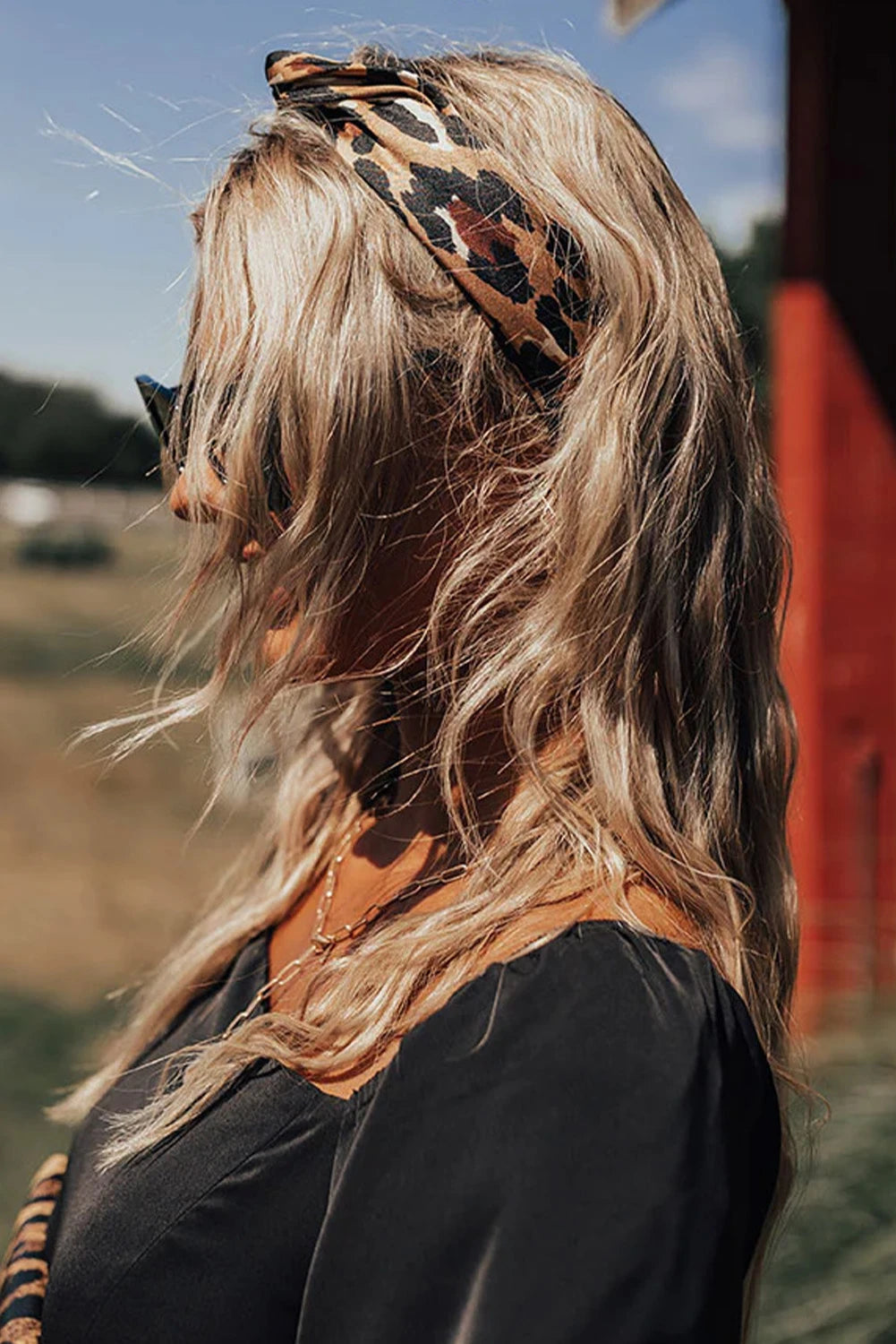 Leopard print headband/Hair accessories