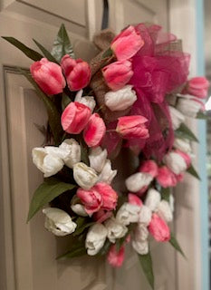 Tulips, Tulips, Tulips /Front Door Wreath
