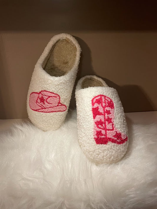 Katydid Howdy Yall! Classy Cowgirl Slippers