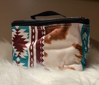 Western Cow NGIL Cosmetic Case Bag