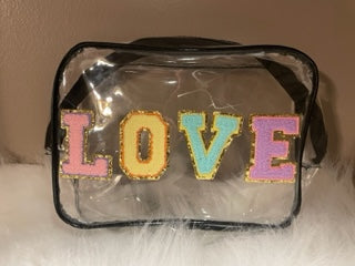 Love clear Cosmetic case/Bag