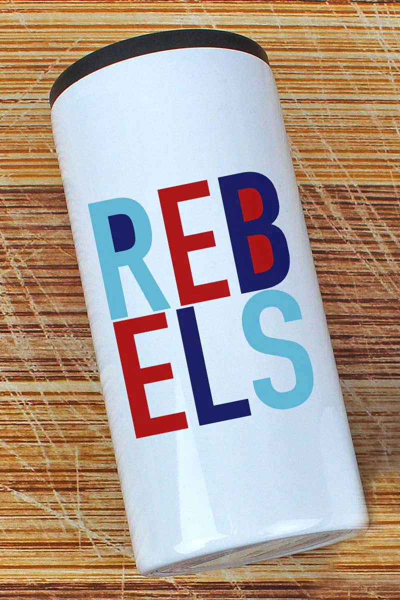 OLE MISS REBELS STAINLESS STEEL SLIM HUGGER/BEACH/GAMEDAY