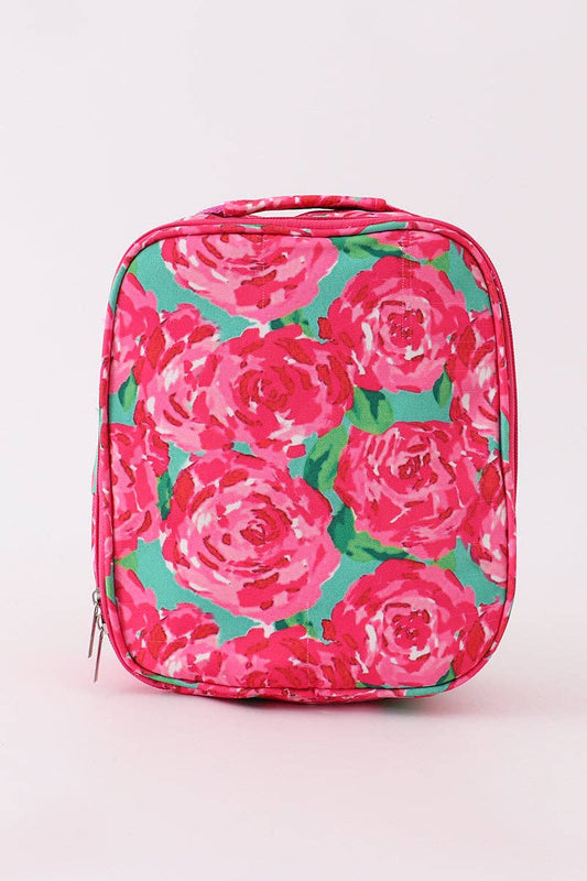 Rose print lunch box/Back to School