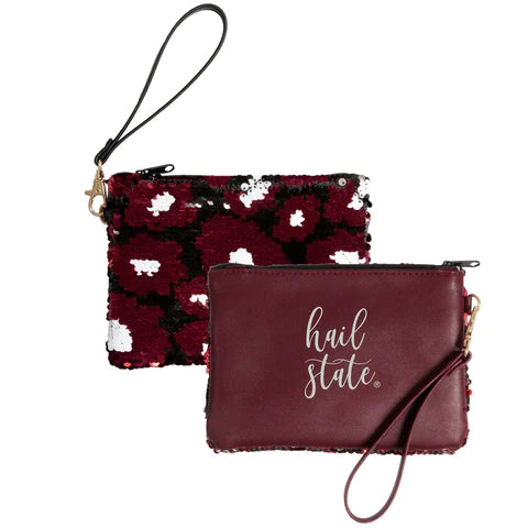 Clutch-Mississippi State Wristlet/Purse/GAME DAY MSU