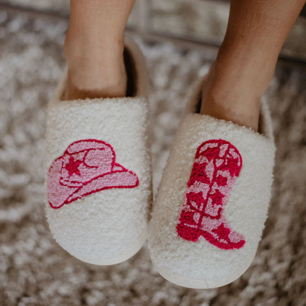 Katydid Howdy Yall! Classy Cowgirl Slippers