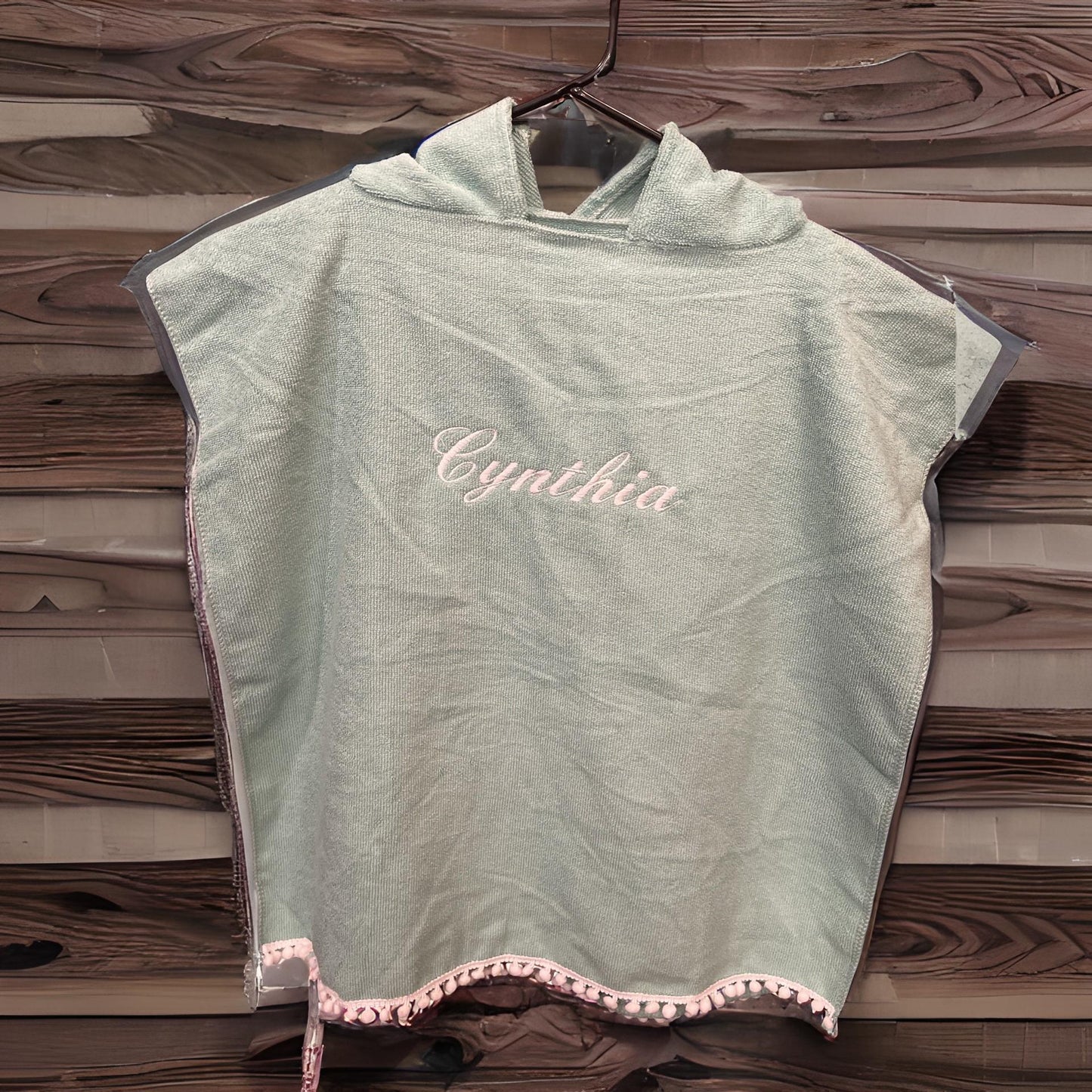 KIDS HOODED PONCHO TOWEL/BEACH