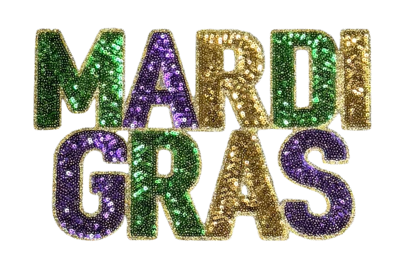 Mardi Gras Sequin Patch, Sequin Patch, Carnival Patch, Mardi Gras Patch, Sequin Mardi Gras, DIY, Mardi Gras Attire, Sequin Patch,