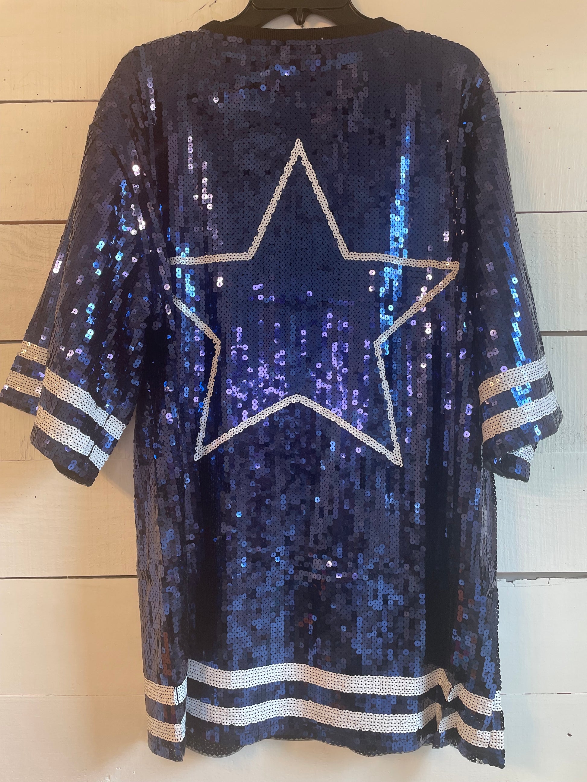 Sequin Dallas Cowboy Jersey Dress, Game Day, NFL Jersey Dress Gi Gi's Boutique Sequin Dallas Cowboy Jersey Dress, Game Day, NFL Jersey Dress Gi Gi's Boutique