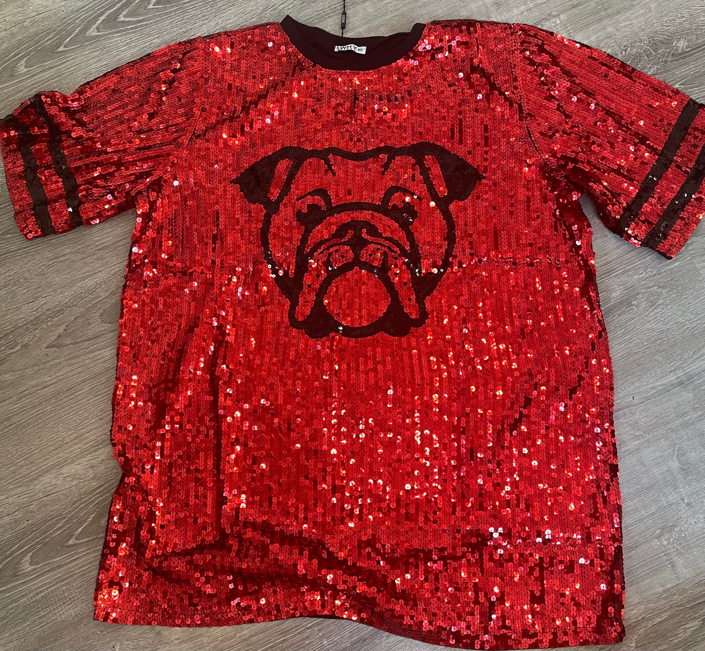 Georgia Bulldawgs Sequin Dress , Plus Size, Game Day