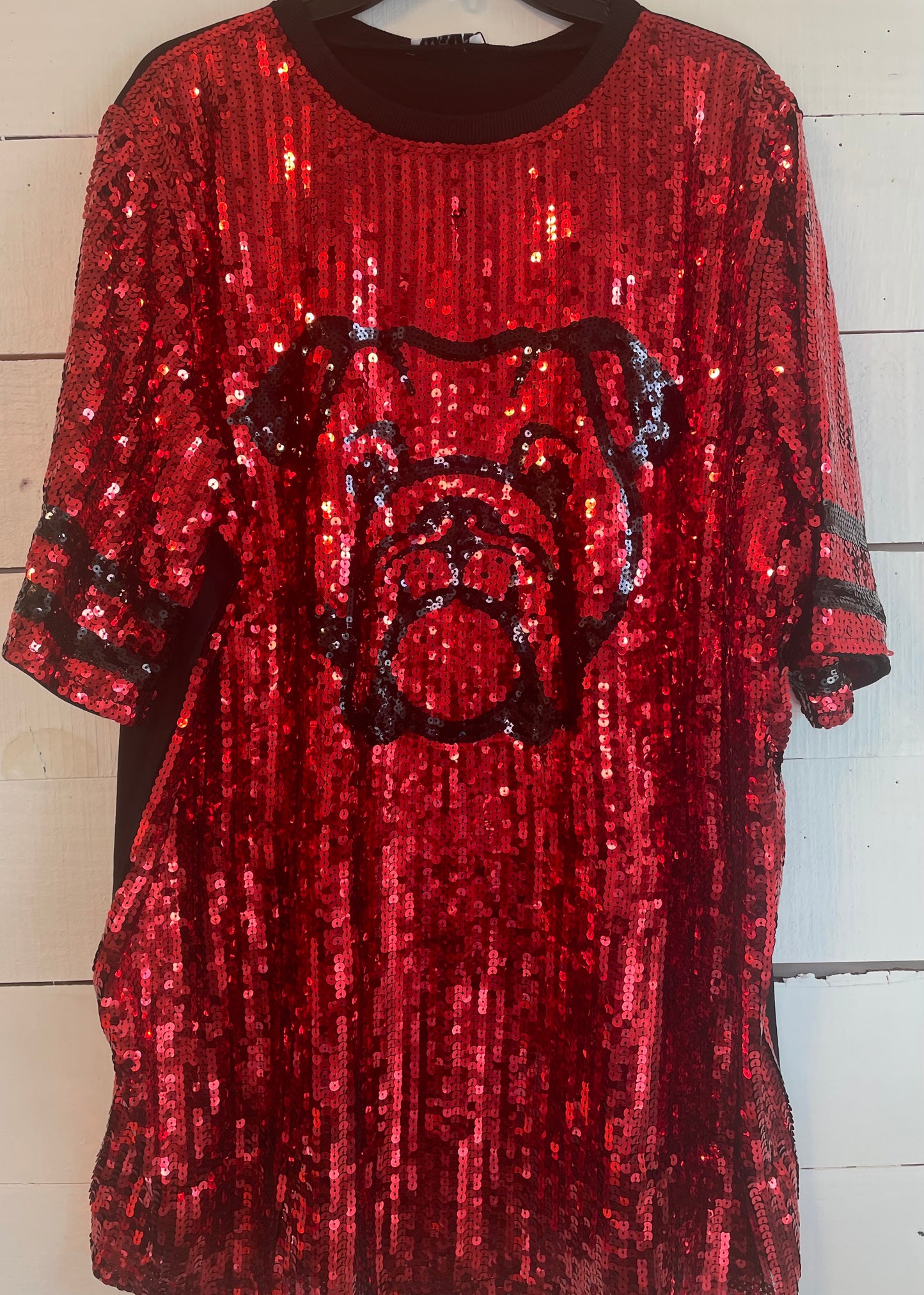 Georgia Bulldawgs Sequin Dress , Plus Size, Game Day