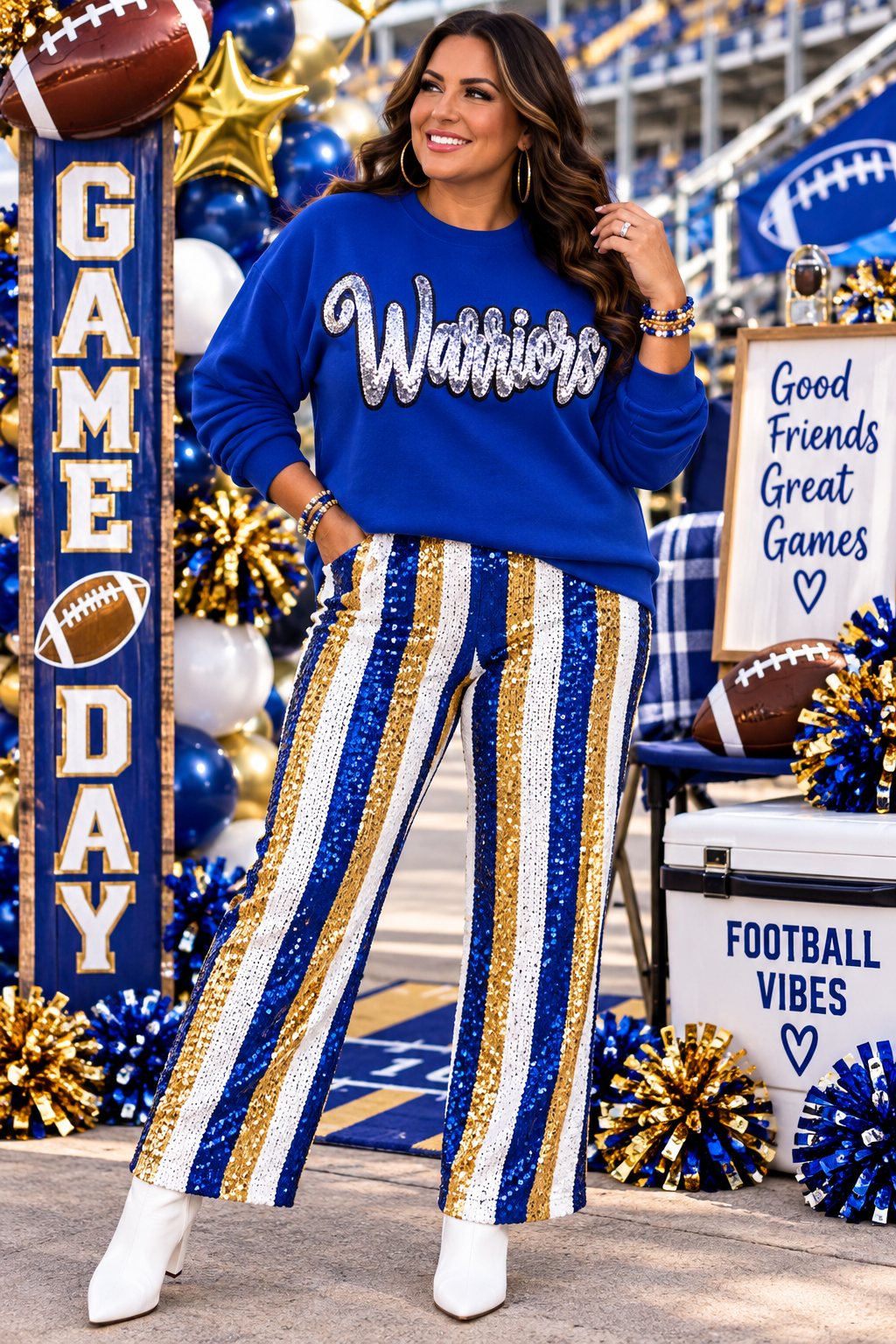 Warriors Patch, Sequin Patch, White Sequin Warriors Patch, Black Glitter Backing, Iron on Patch, Game Day Patch, Mascot Patch, DIY Patch
