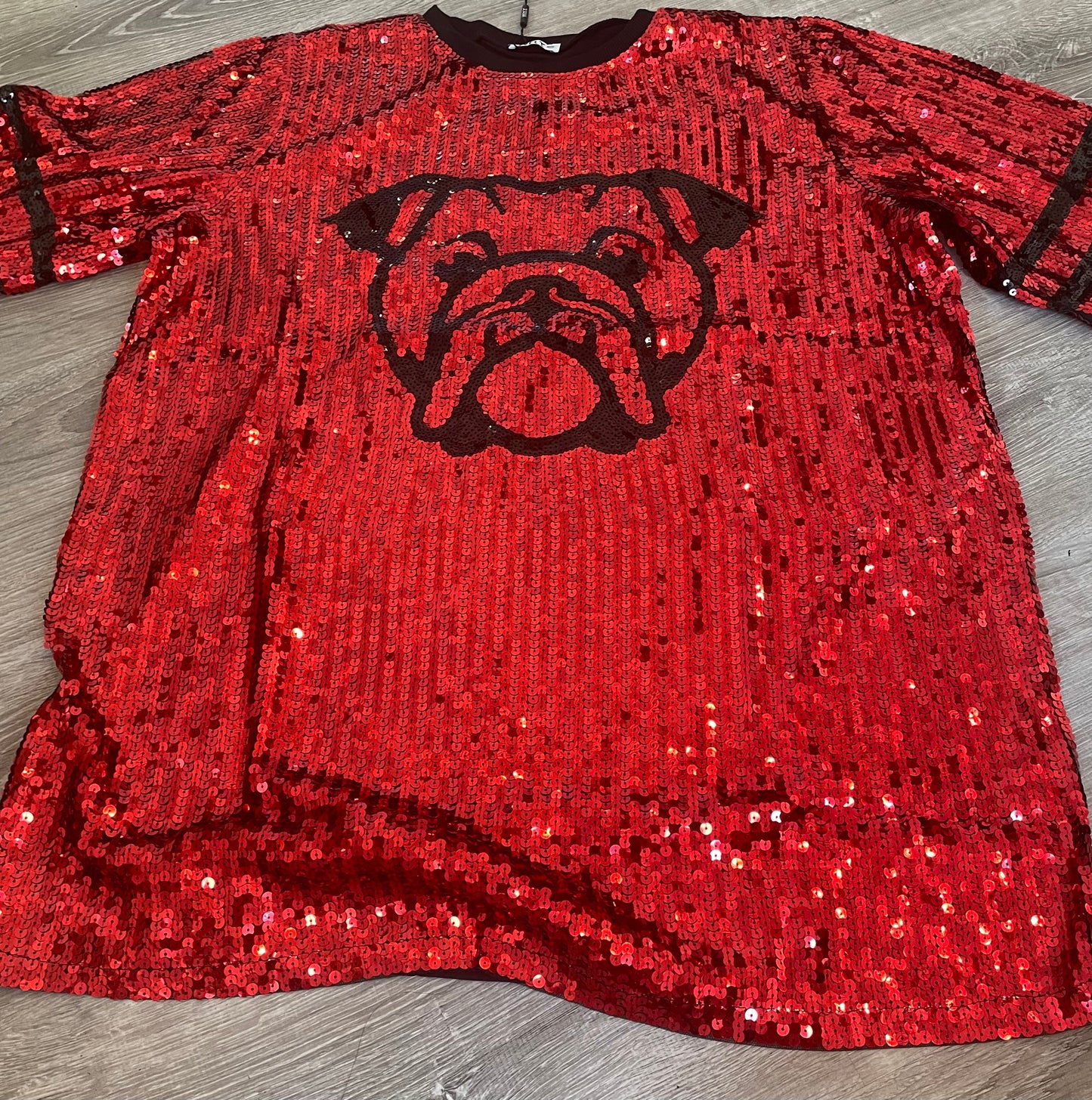 Georgia Bulldawgs Sequin Dress , Plus Size, Game Day