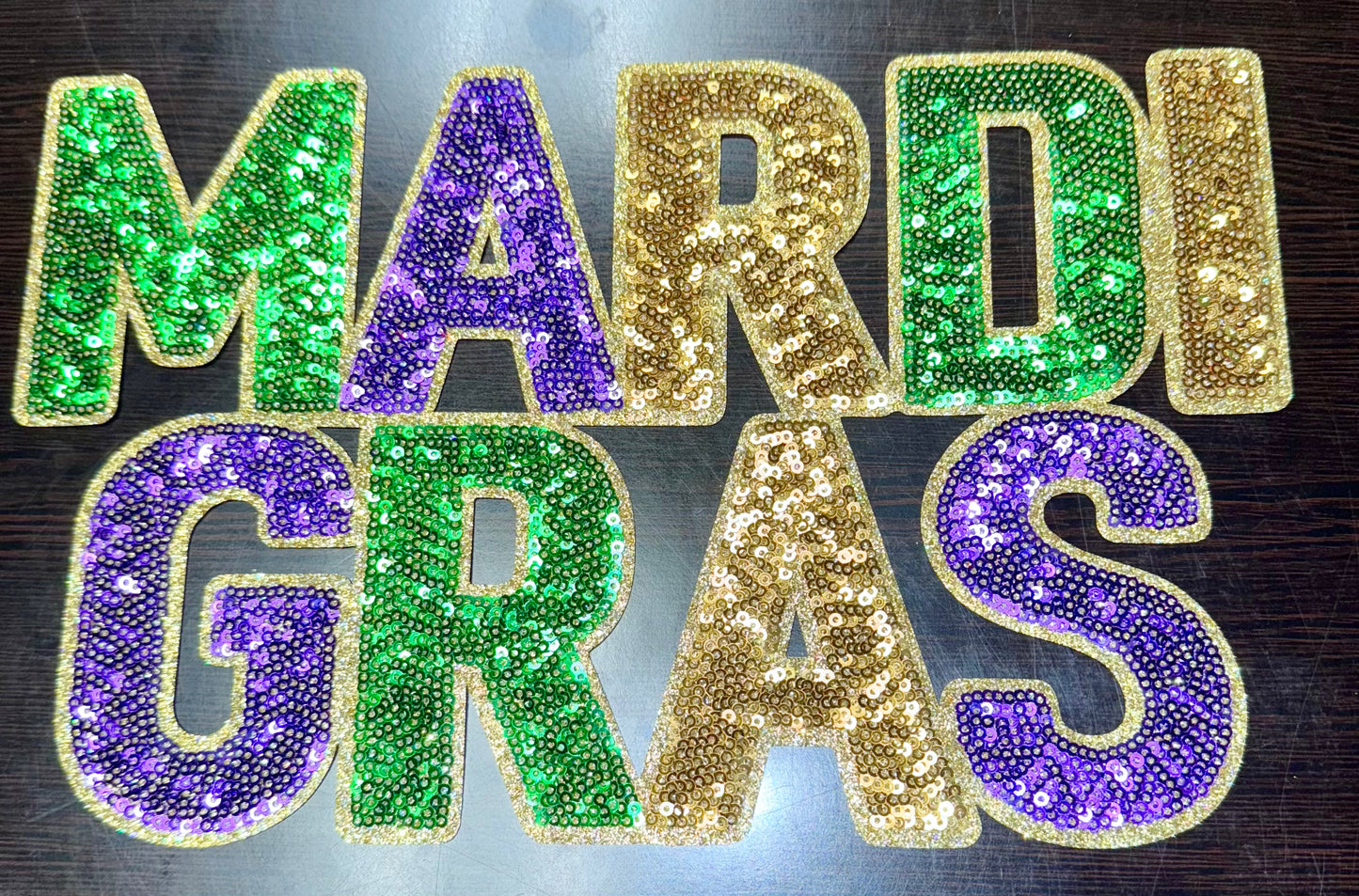 Mardi Gras Sequin Patch, Sequin Patch, Carnival Patch, Mardi Gras Patch, Sequin Mardi Gras, DIY, Mardi Gras Attire, Sequin Patch,