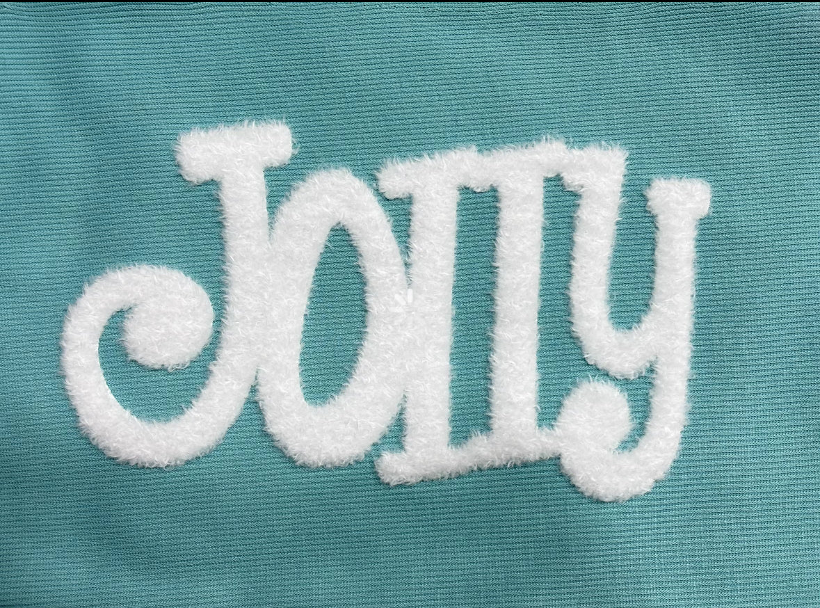Jolly Fluffy Patch: Mama and Me Iron-On DIY Applique