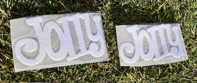 Jolly Fluffy Patch: Mama and Me Iron-On DIY Applique