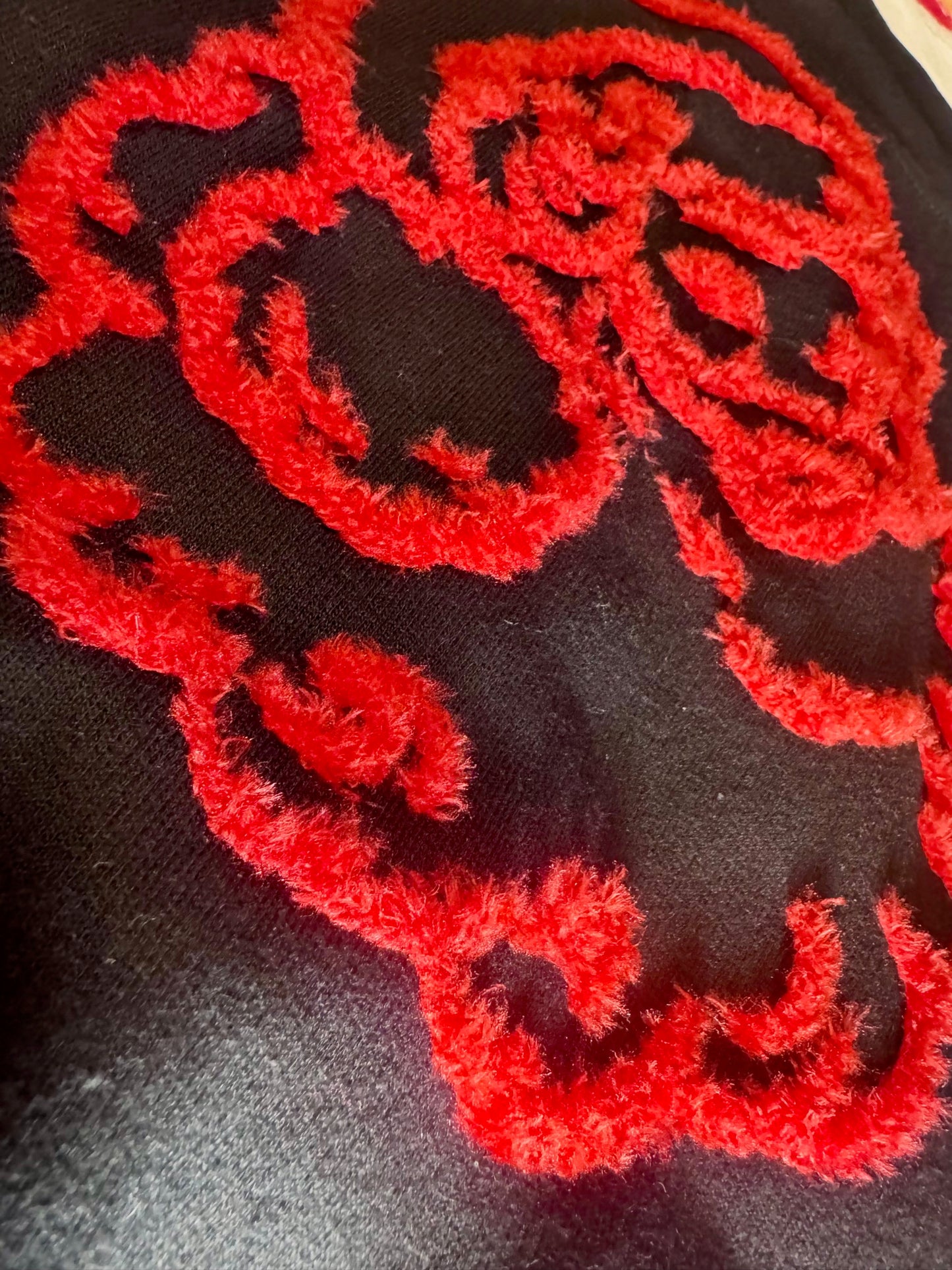 Santa Fluffy Red Patch: Mama and Me Iron-On DIY Applique