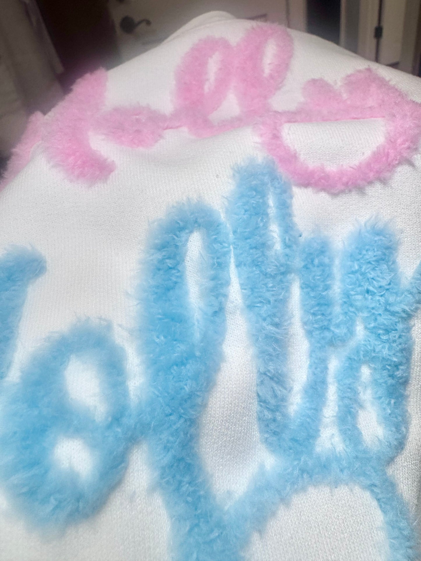 Holly Jolly Fluffy Patch: Mama and Me Iron-On DIY Christmas Applique