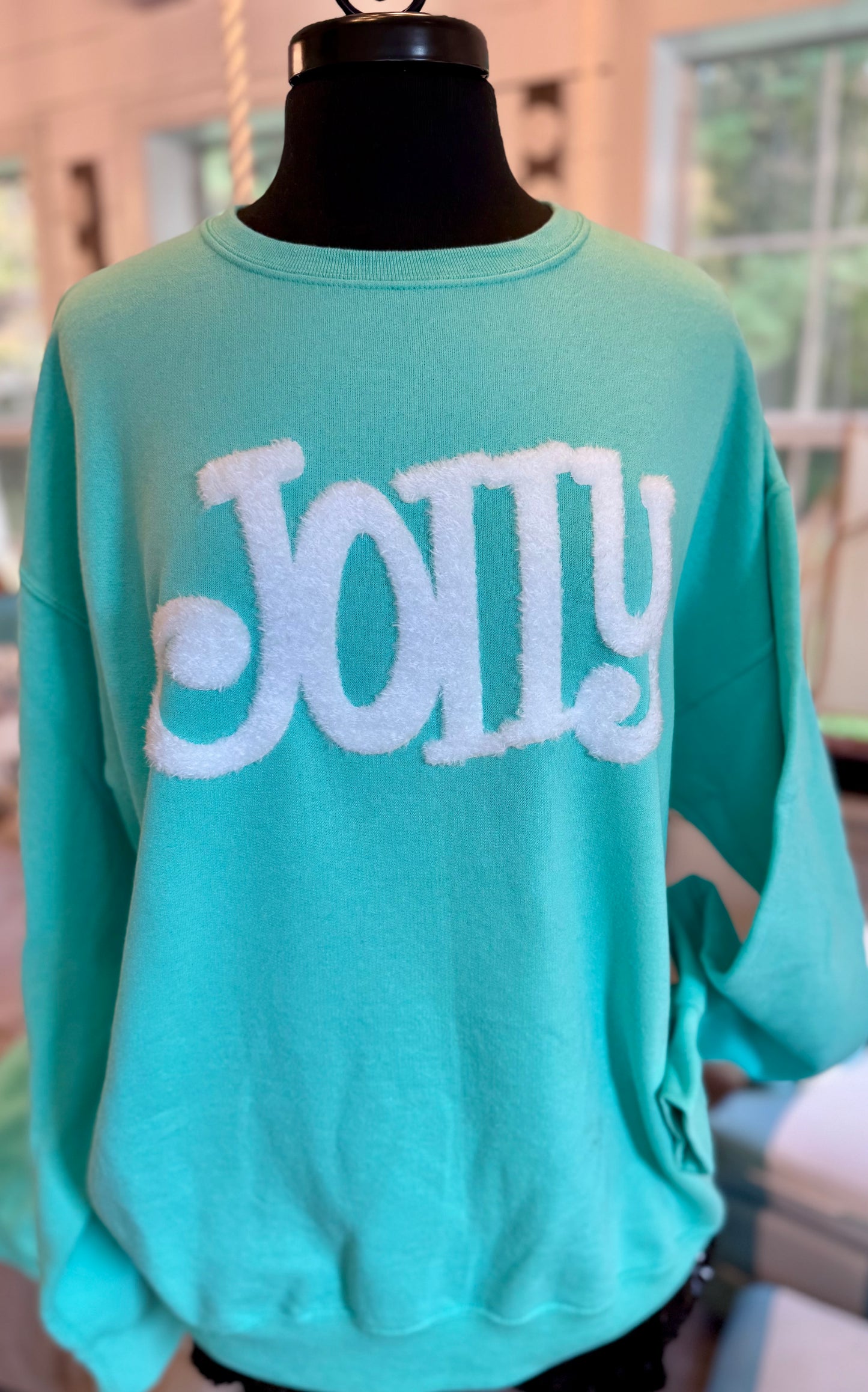 Jolly Fluffy Patch: Mama and Me Iron-On DIY Applique