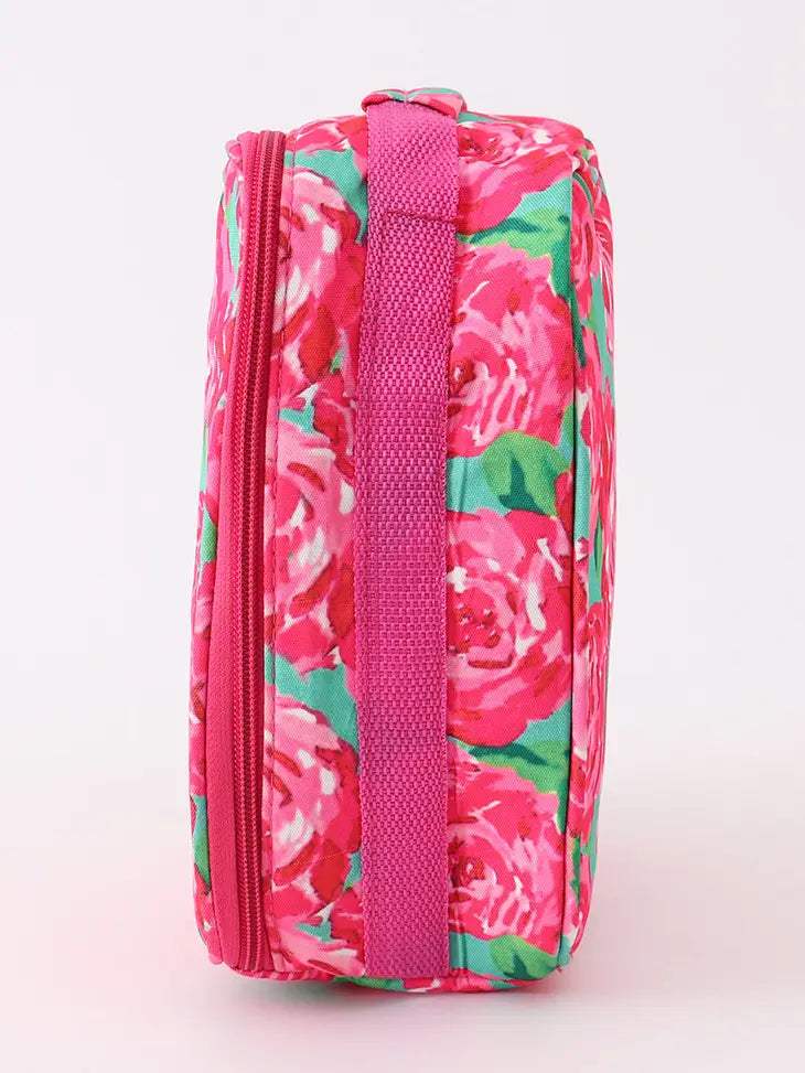 Rose print lunch box/Back to School