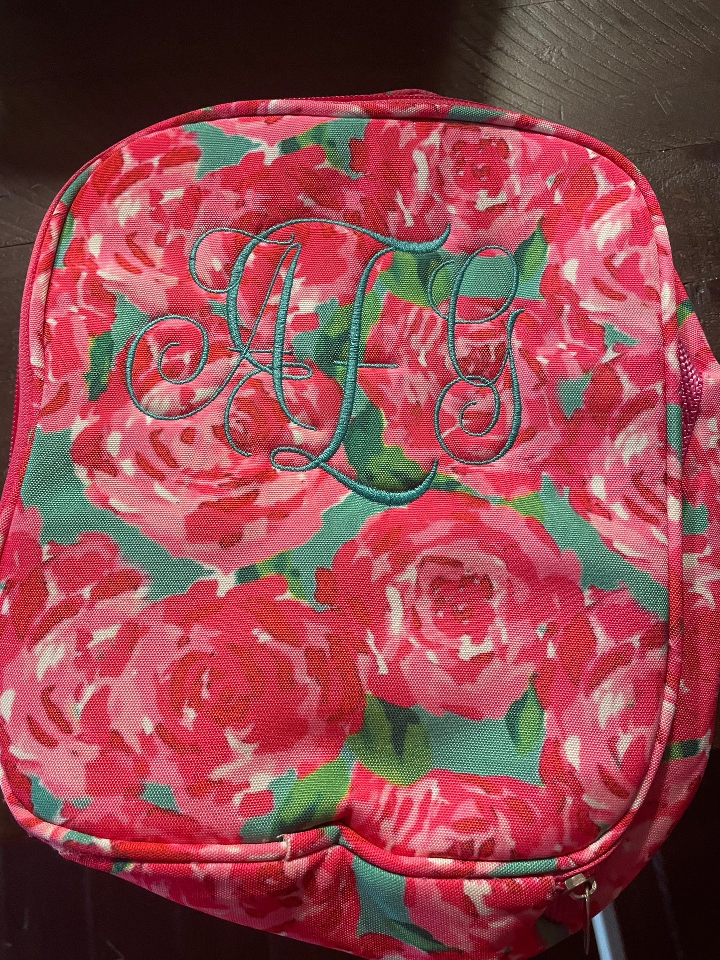 Rose print backpack/Back to School