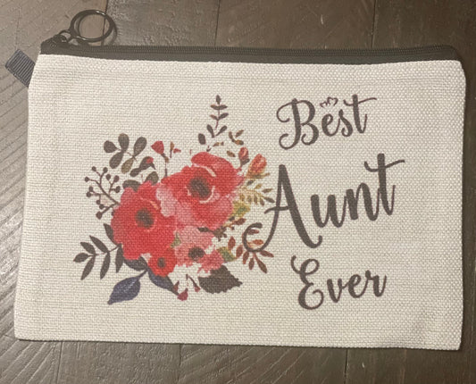 Best Aunt Ever Bag/Wristlet