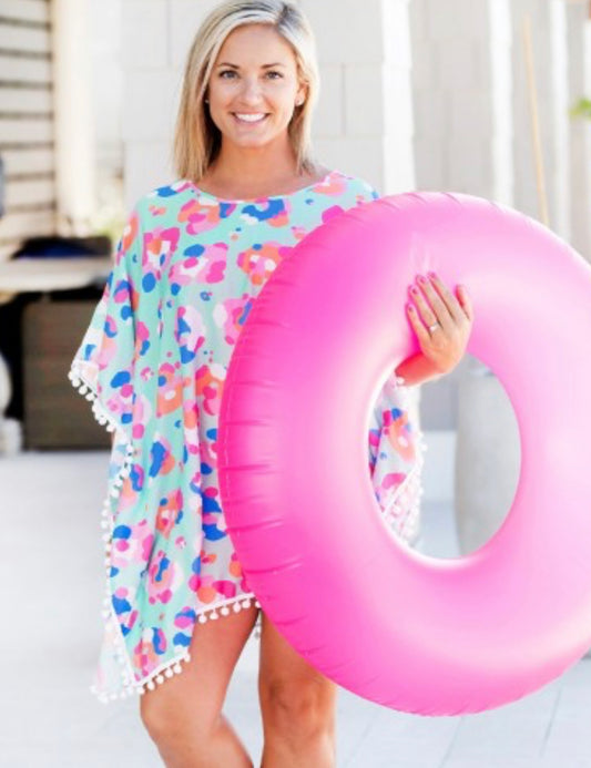 Safari Party Pom-Pom Cover Up | Beach