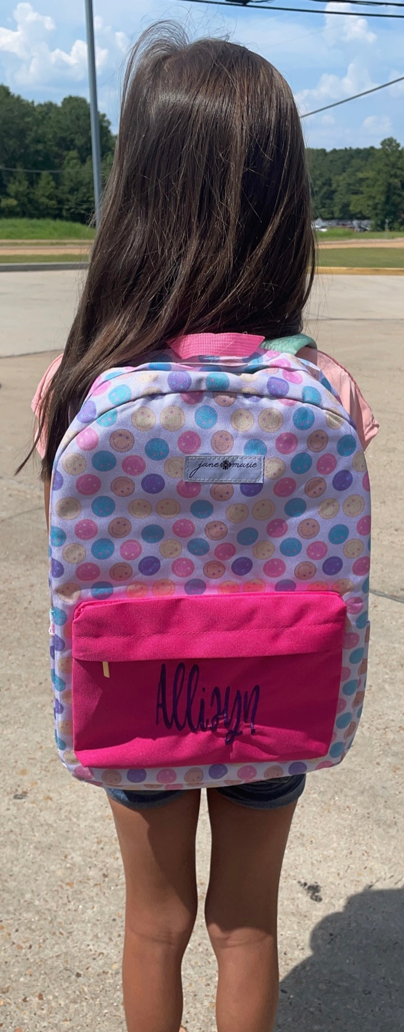 Jane Marie Kids Color Me Happy Backpack/Lunch Box/Back to School