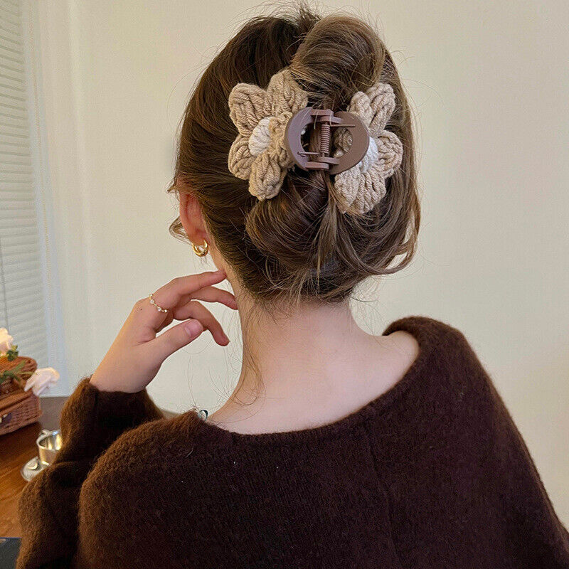 Flower Decor Hair Claw/Hair Accessory