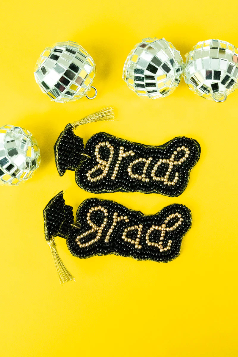 Graduation Seed Bead GRAD Jewelry