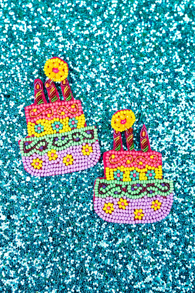 Birthday Cake Seed Bead Jewelry