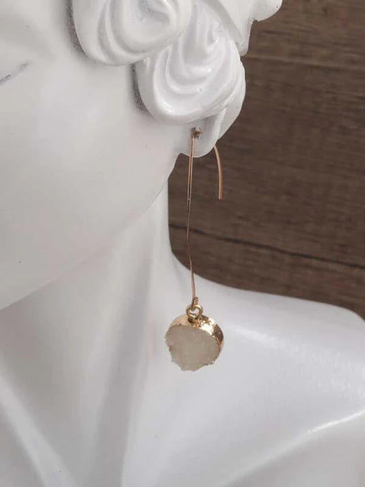 Polyresin Drop Ear Rings /Jewelry