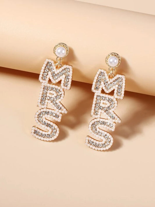 MRS Drop Earrings/BRIDAL