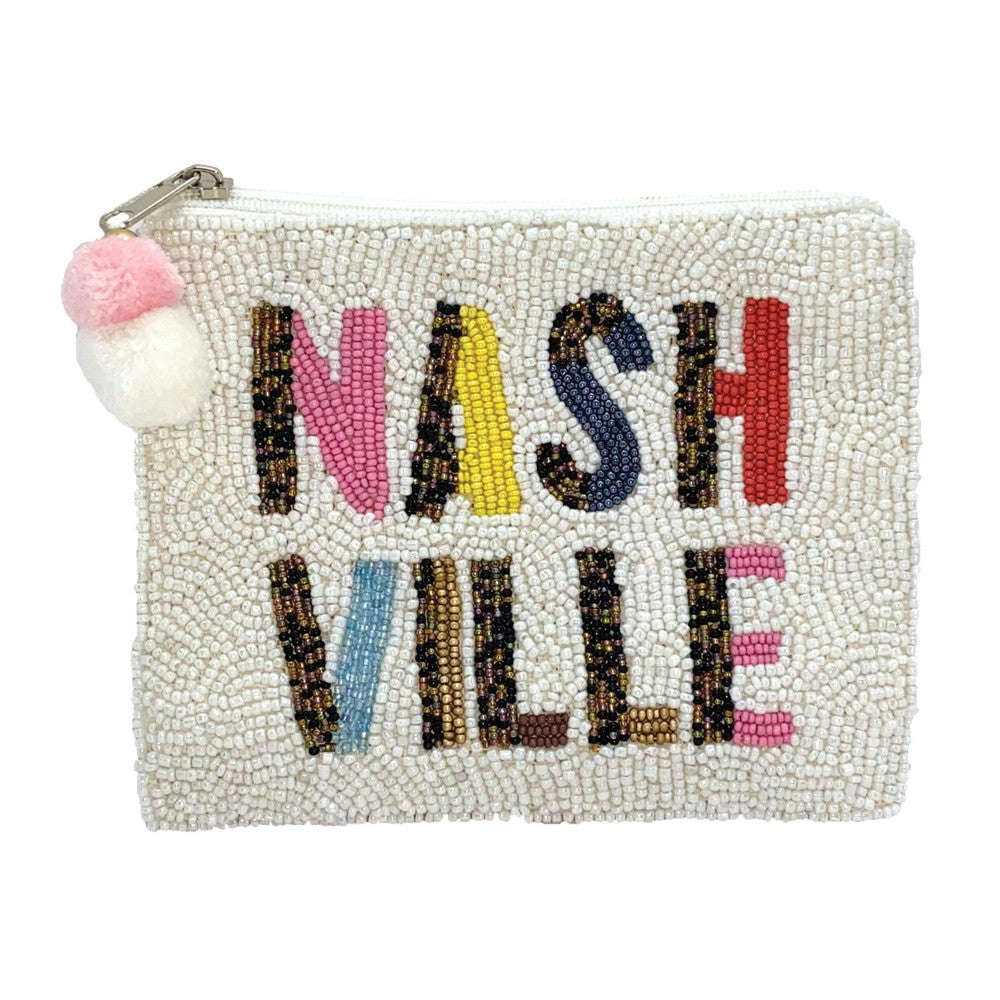 Nashville Seed Bead Coin Purse/Bag/Bride/Girls Trip